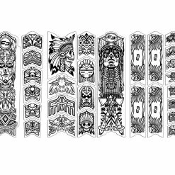 Unleazhed - BP01 Schutzfolie Frame Tatanka Black Glossy